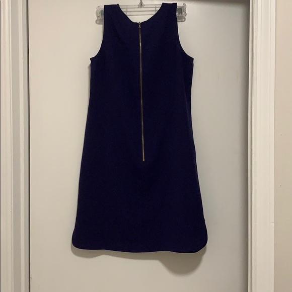 LOFT dark purple shift dress - Picture 3 of 3